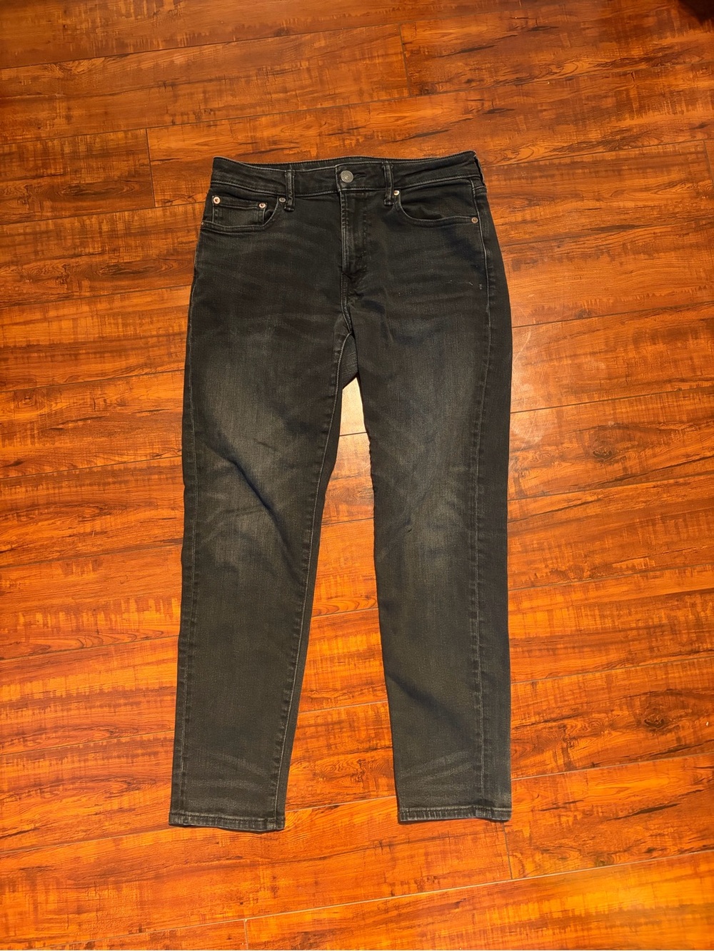 American Eagle Outfitters Men's Black Slim Straight Jeans | Size 30x30
